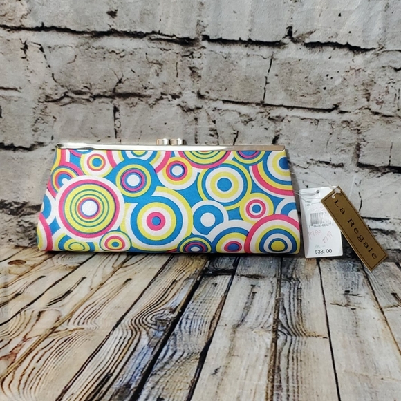 La Regale Handbags - NWT La Regale Retro Clutch